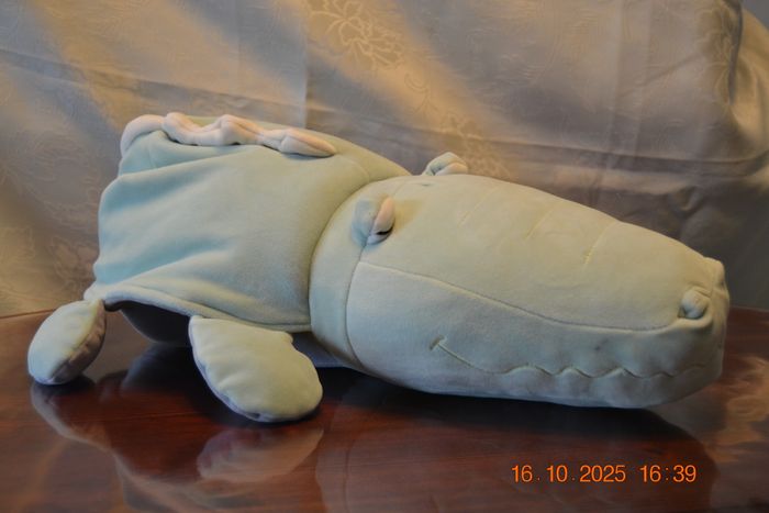Peluche réversible hippopotame et crocodile - photo numéro 4