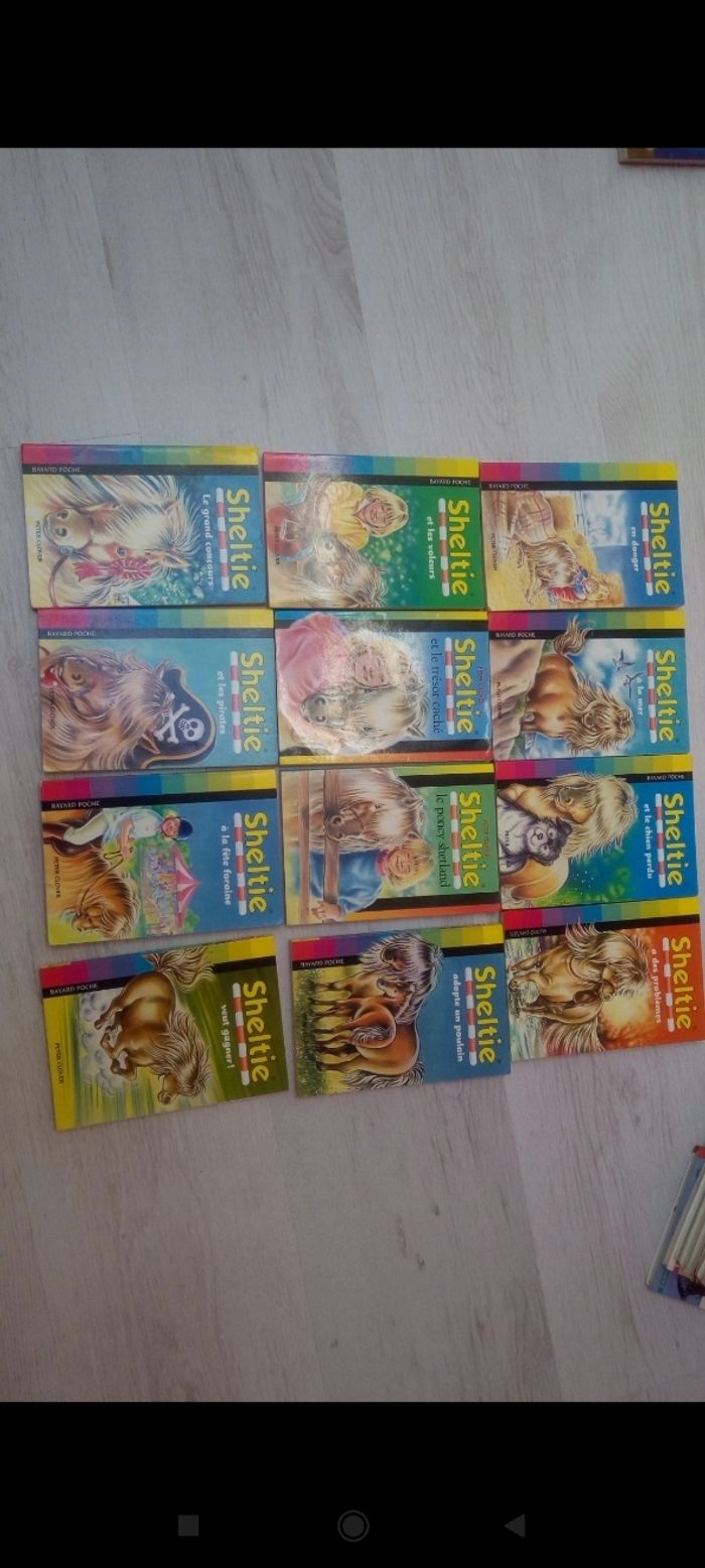 Lot livres poney sheltie