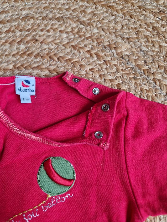 Tee-shirt rouge souris garçon Absorba 1 an - photo numéro 3