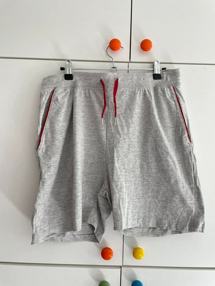 Short gris en coton taille XL unis