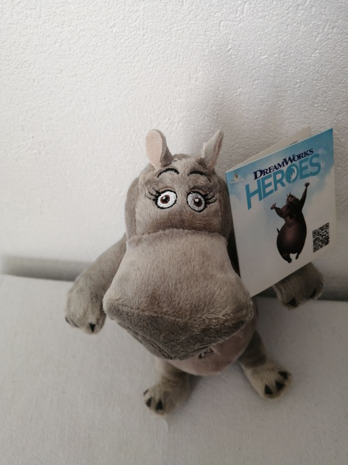 peluche hippopotame gloria dreamworks - photo numéro 3