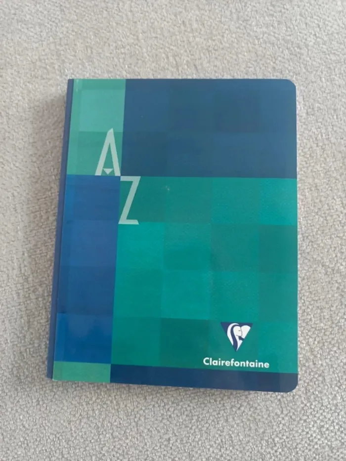 Cahier alphabet