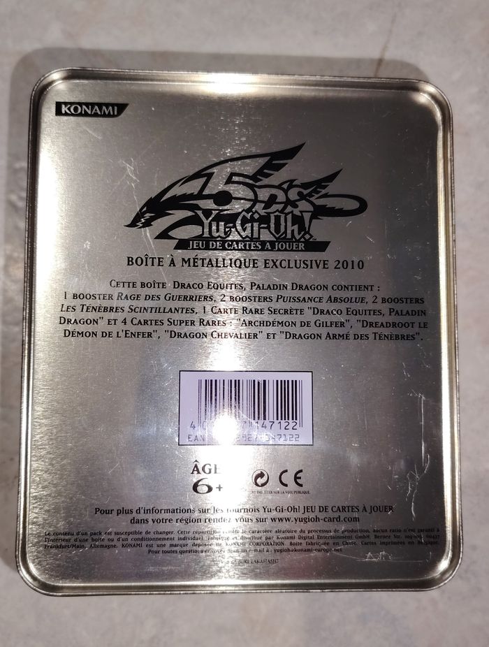 Boîtes Yu-Gi-Oh vides - photo numéro 5