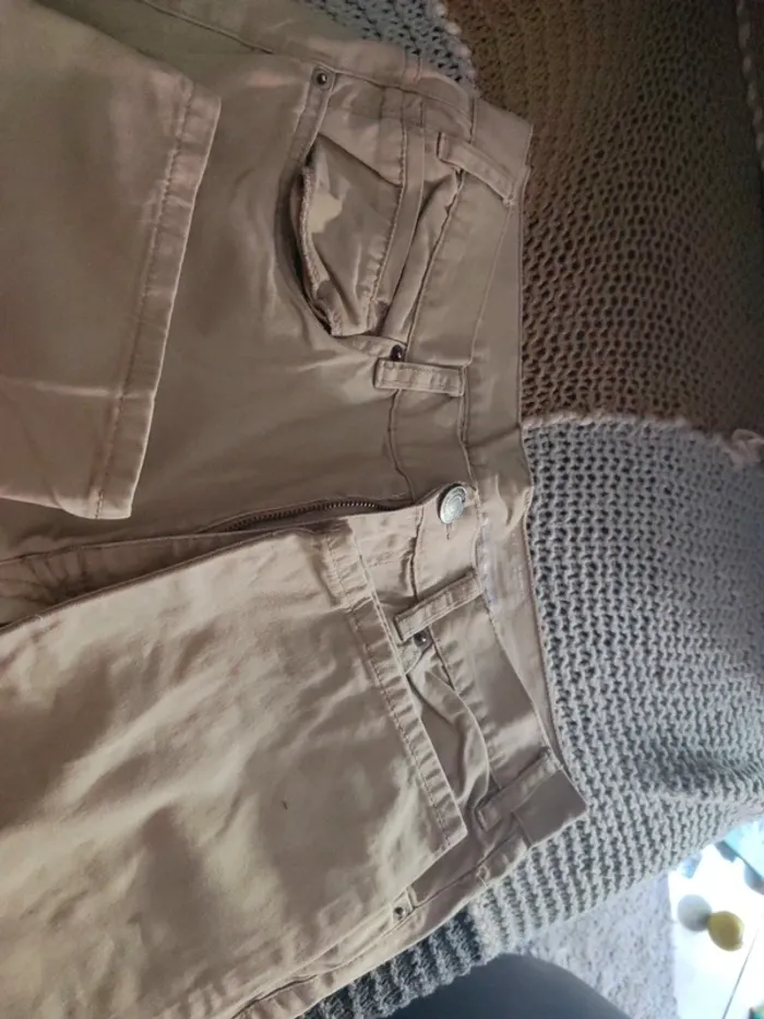 Jeans homme beige taille L - photo numéro 2
