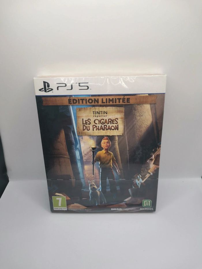 Jeu playstation 5 tintin reporter les cigares du phoraon neuf sous blister