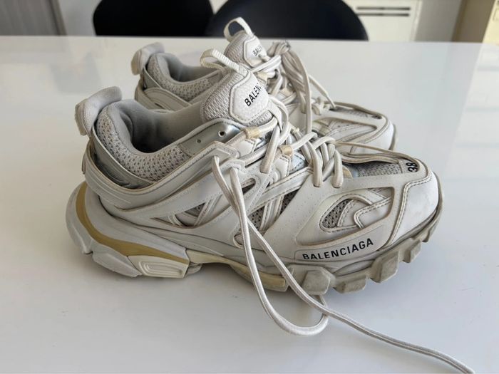Balenciaga Track 2 blanches/grises/argentées – Taille 38 - photo numéro 2