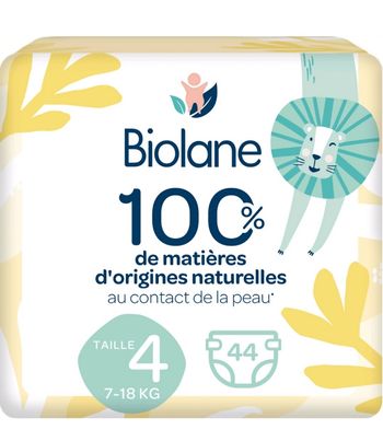 Couches biolane taille 4