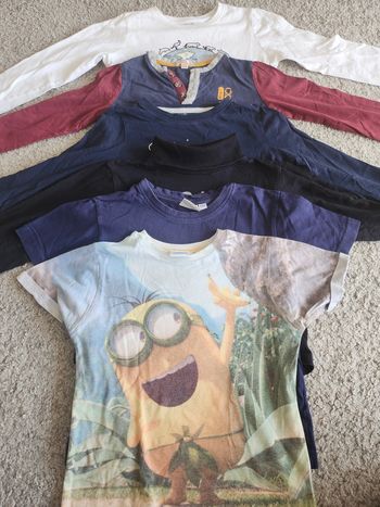 Lot de 6 tee-shirts garçon 5 1ns