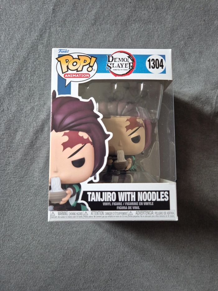 Funko Pop Tanjiro With noodles 1304 Demon Slayer