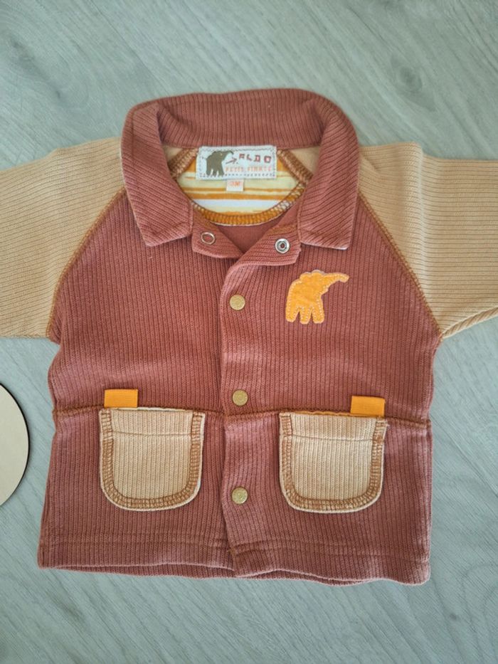 Veste marron 3 mois - photo numéro 2
