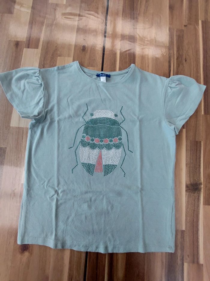 T-shirt vert brillant