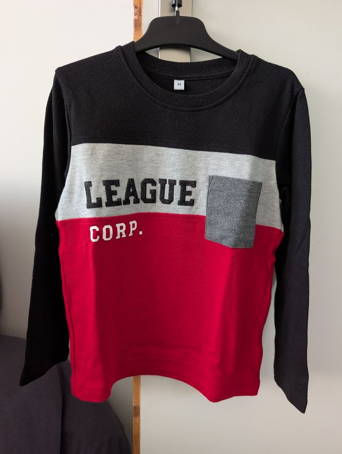 Tee-shirt manches longues garçon ma boutique plus 6 ans