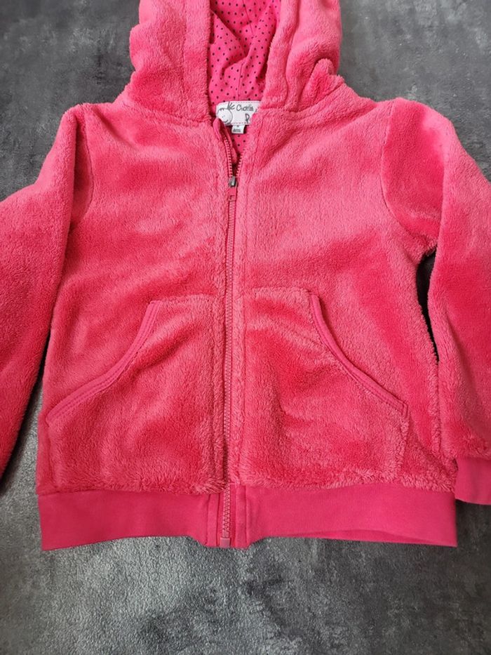Veste polaire fille 5 ans très bon état - photo numéro 3