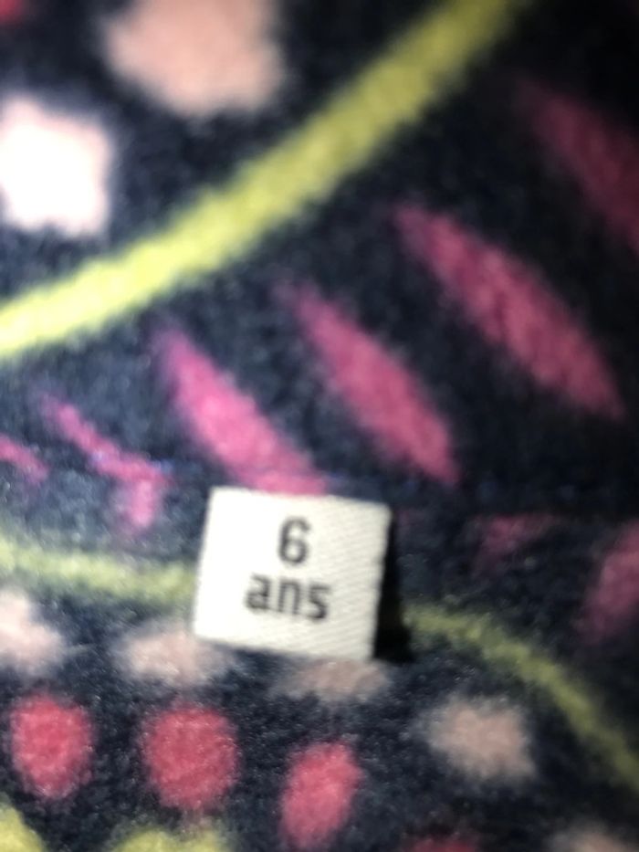 Pull polaire marine multicolore 6ans - photo numéro 3