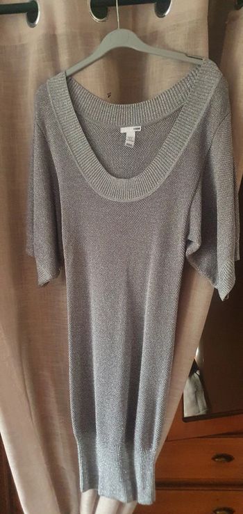 Robe h&m fil argenté
