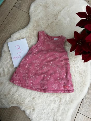Robe rose aubisou~ 3 mois
