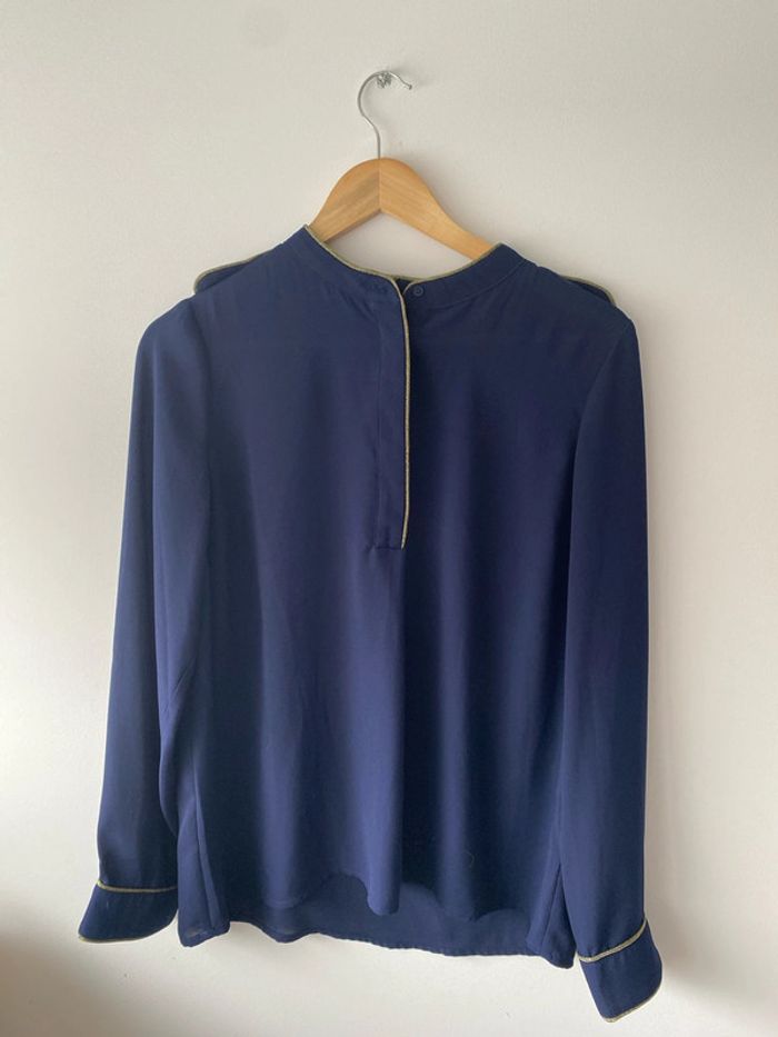 Blouse fluide bleu