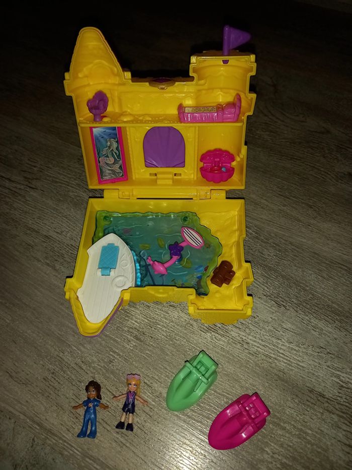 polly pocket le château de sable