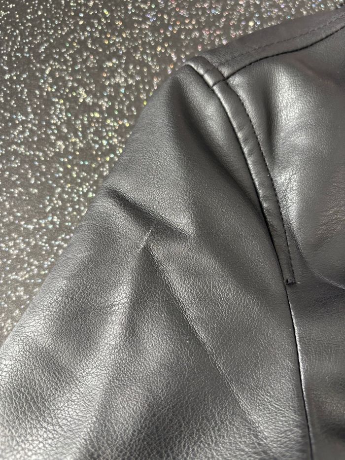 H&M - blouson faux cuir fille 7-8ans - photo numéro 3