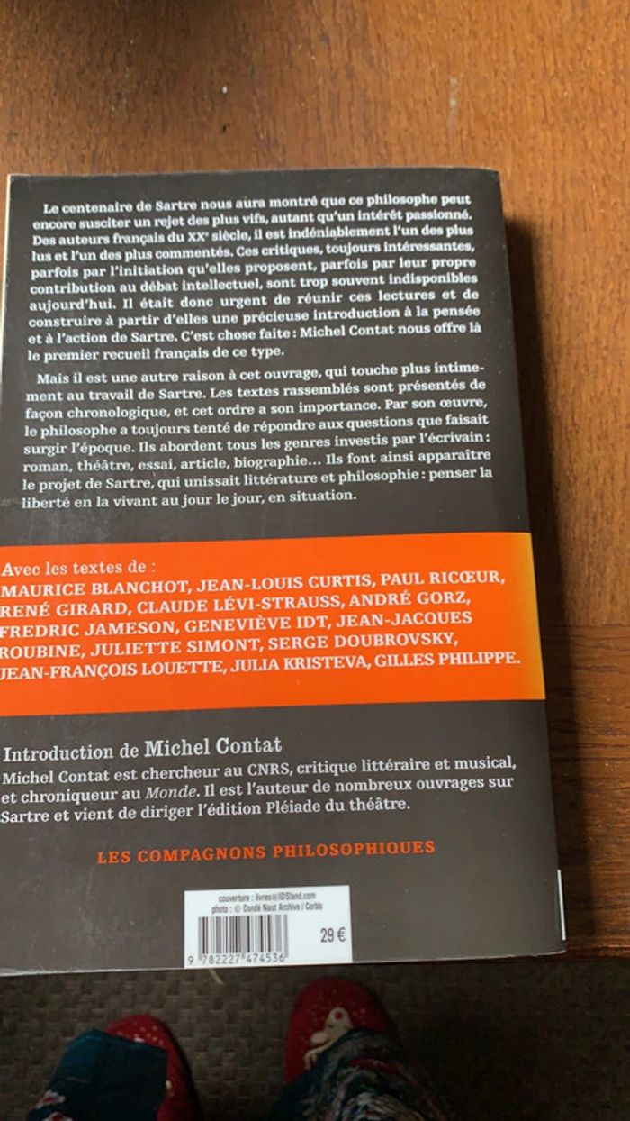 Sartre sous la direction de Michel contâtes - photo numéro 2