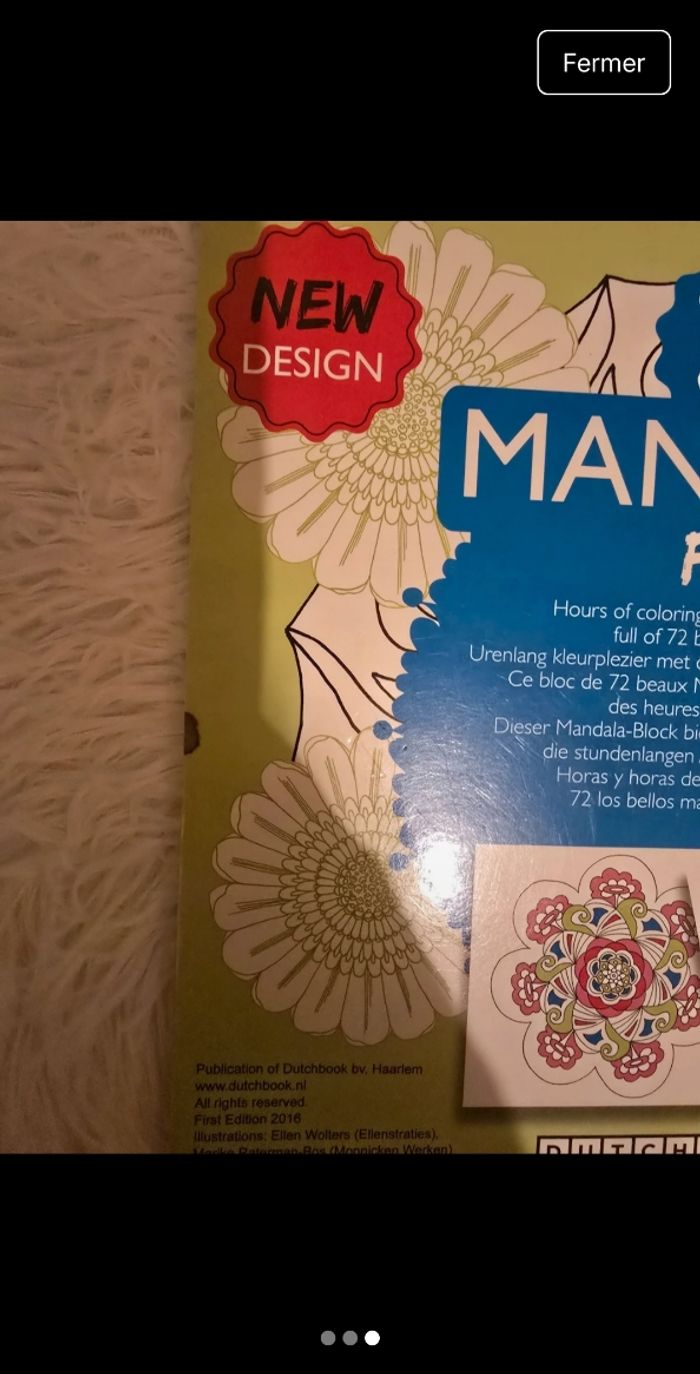 Livre de coloriage mandala - photo numéro 3