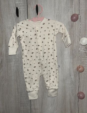 Grenouillère fleurie bébé fille