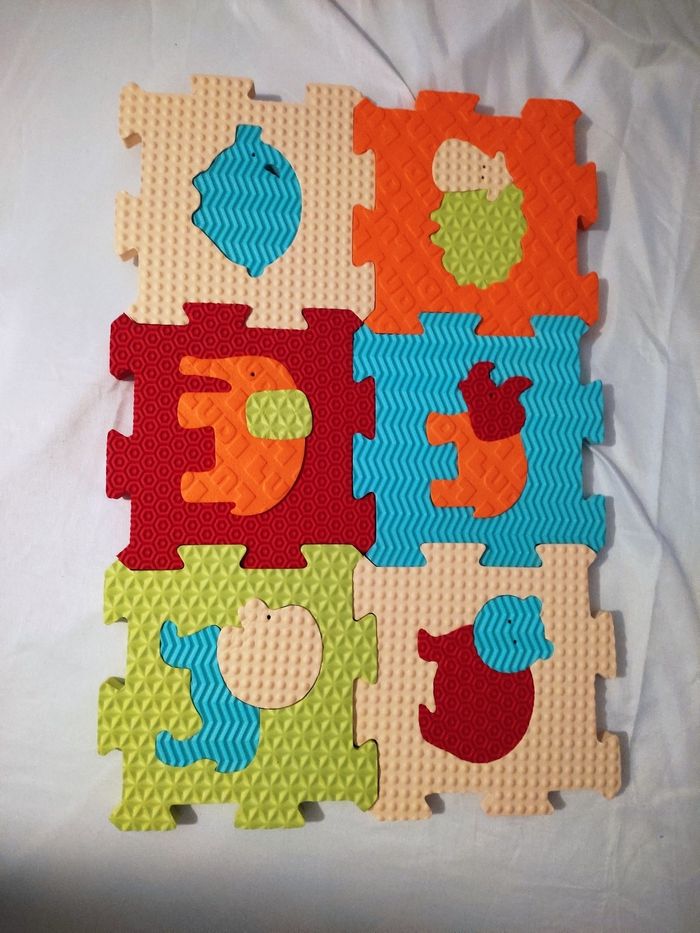 Puzzle mousse sensorielle