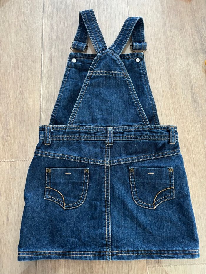 Robe salopette jeans taille 4 ans - photo numéro 4