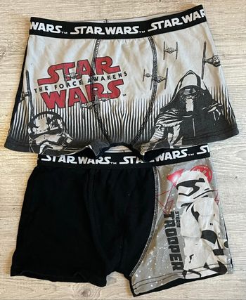 Lot 2 boxers 8/10 ans Star Wars