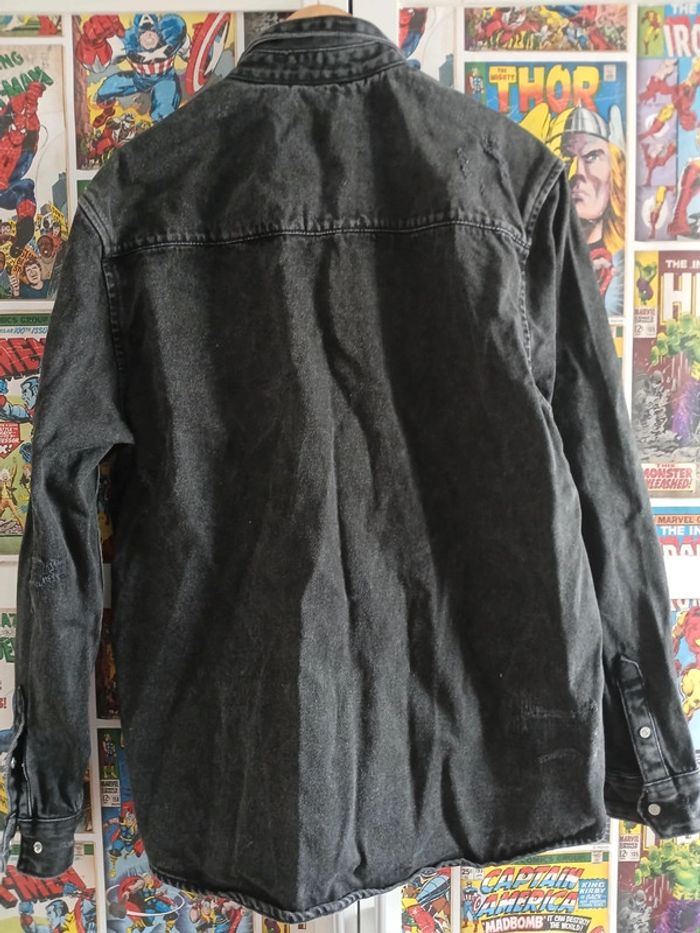 Chemise jeans épaisse homme Zara taille XL - photo numéro 2