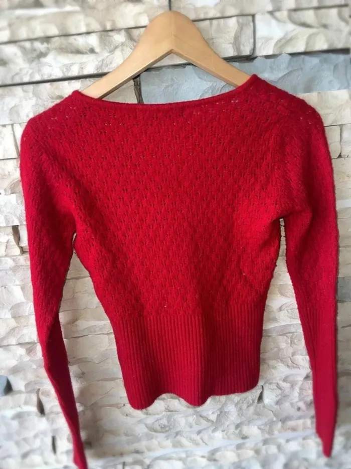 Super  petit  pull  près du  corps vintage  -  Taille  XS-S - photo numéro 3