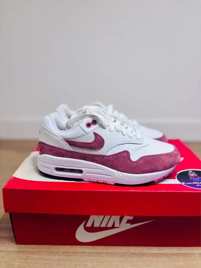 Nike Air Max 1 White Canyon Pink Taille 38 - photo numéro 2