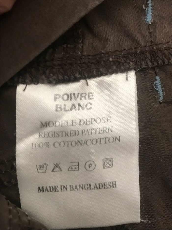 Short marron Poivre Blanc 3 ans - photo numéro 3