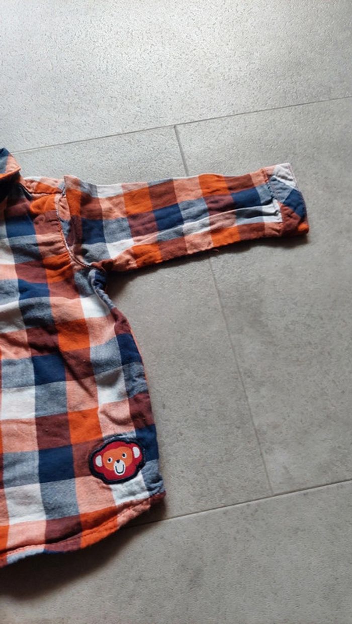 Chemise à carreaux DPAM 18 mois - photo numéro 6