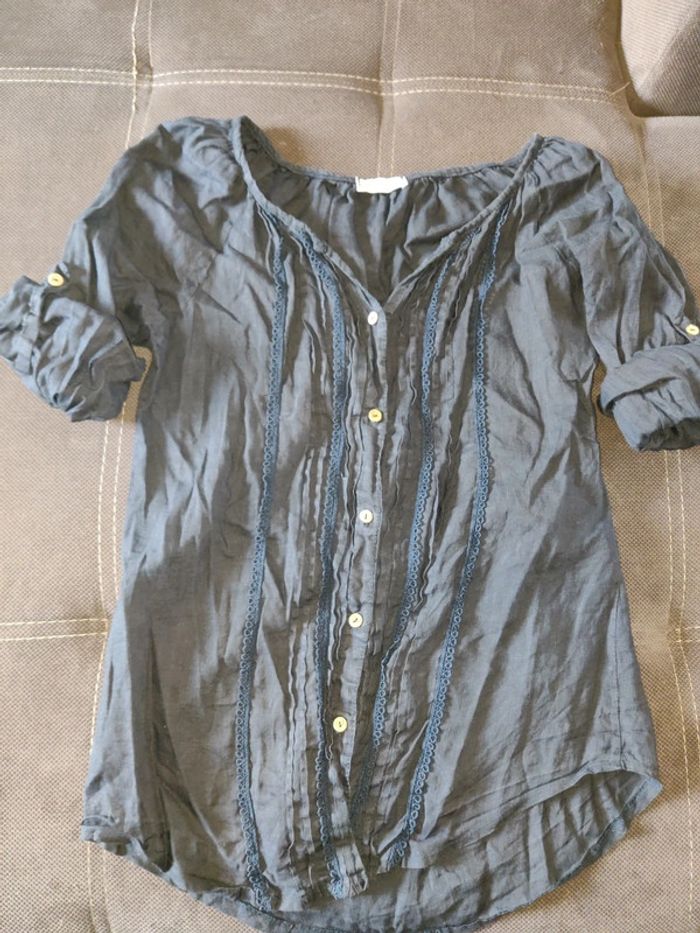 Chemise lin taille L