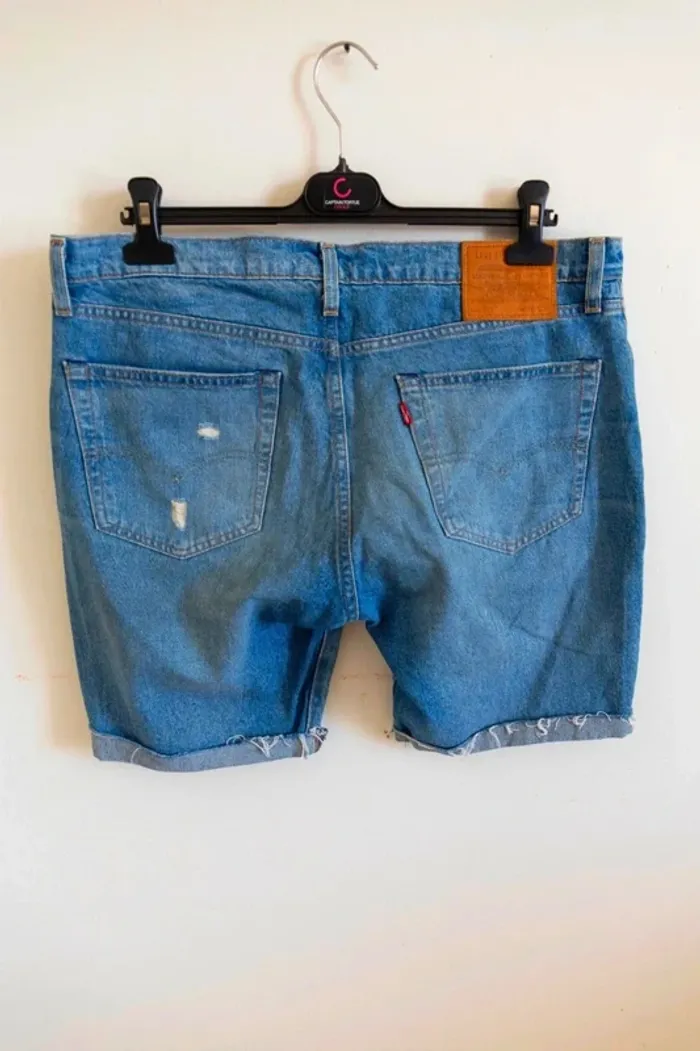 C47 short jeans bleu Levi's W36 - photo numéro 3