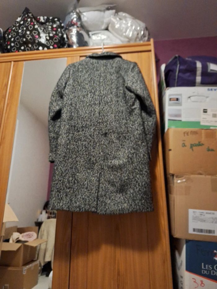Manteau kiabi noir et blanc - photo numéro 3