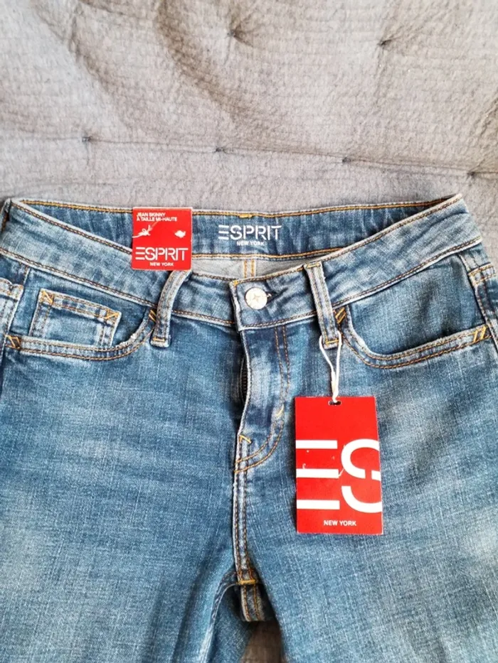 Jean skinny esprit neuf t 34 - photo numéro 2