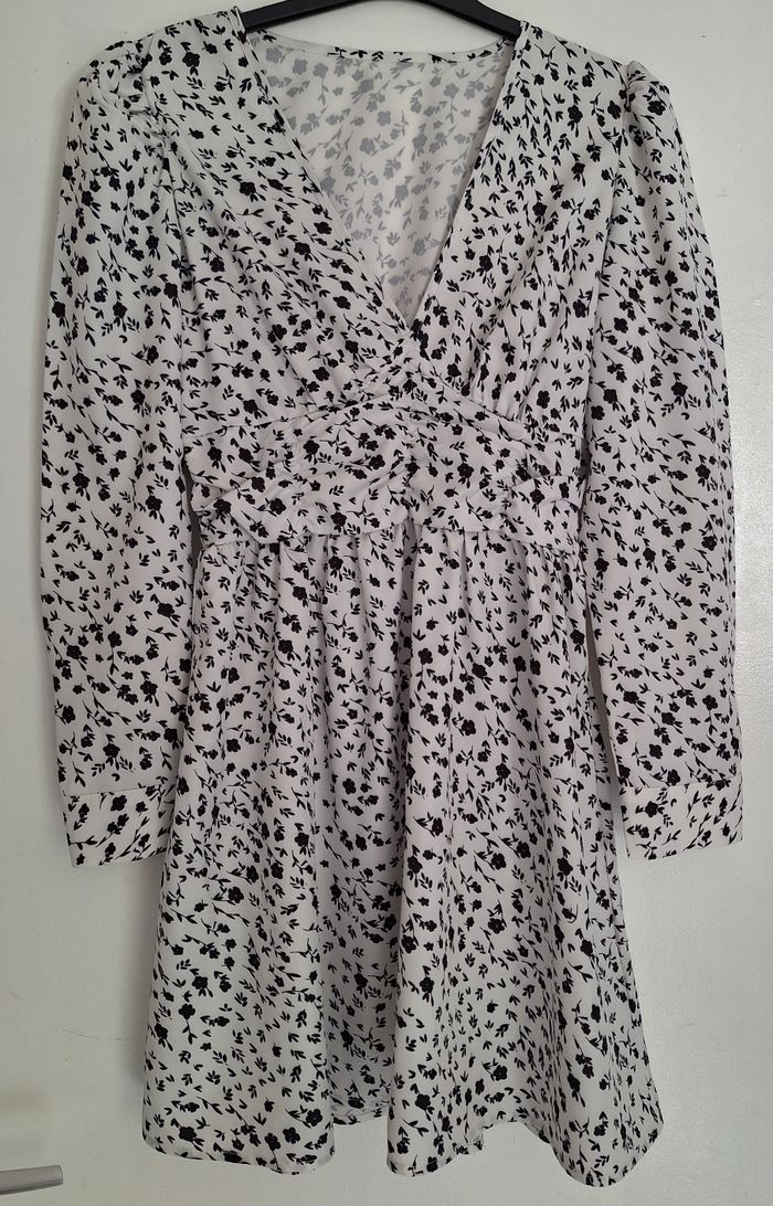 Robe fluide bicolore