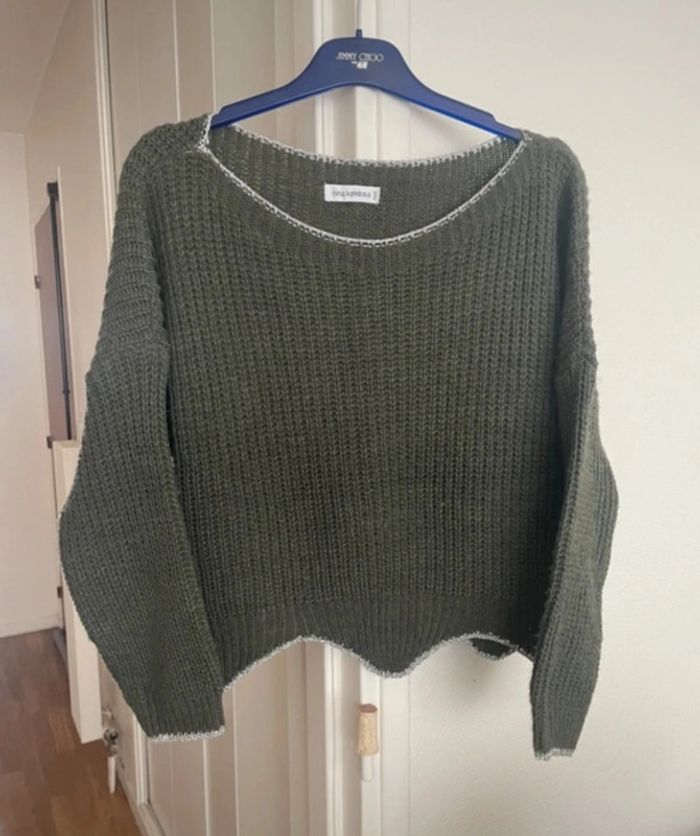 Pull court contenant de la laine Nina Kendosa - photo numéro 6