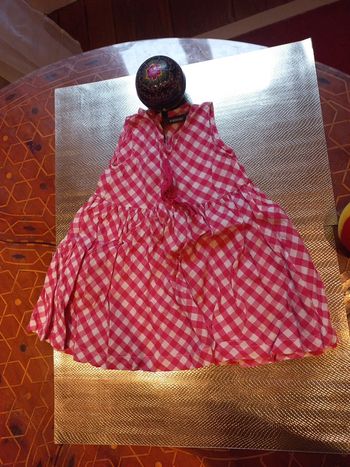 Très jolie robe coton été 12 mois