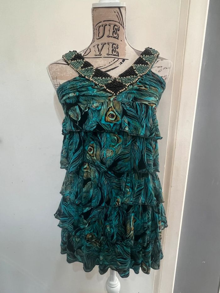 Robe femme Mim verte taille 34