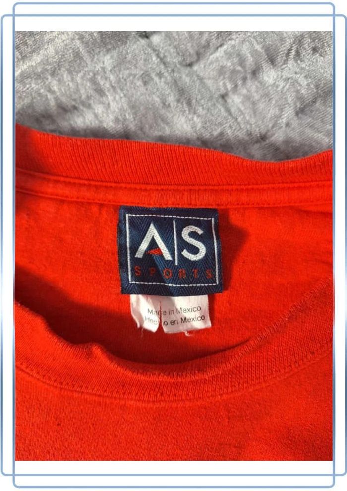 Sweat col rond / crewneck vintage homme rouge/ taille M sérigraphie année 2007 (299) - photo numéro 8