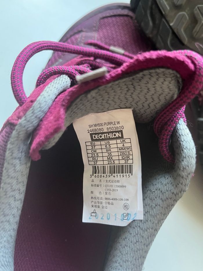 Chaussures de randonnée femme 37 Quechua Evofit - photo numéro 3