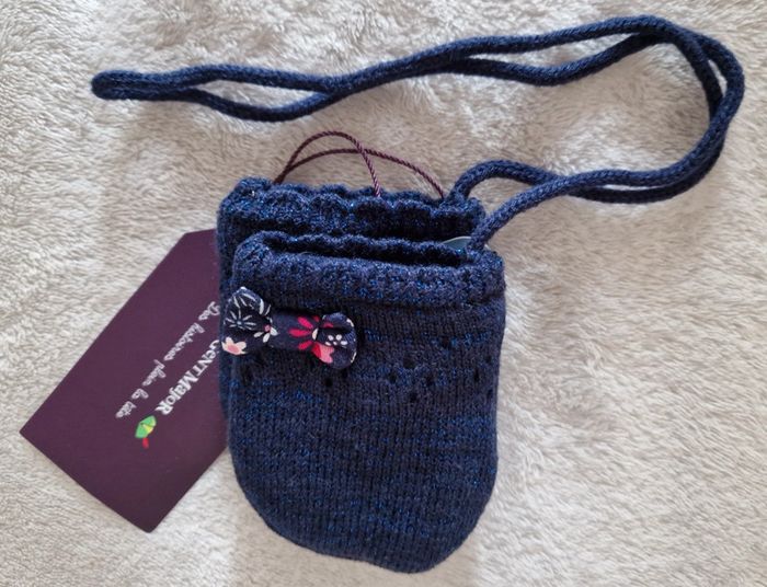 Ensemble bébé bonnet + moufles marine Sergent Major T1 (neuf 🏷) - photo numéro 8