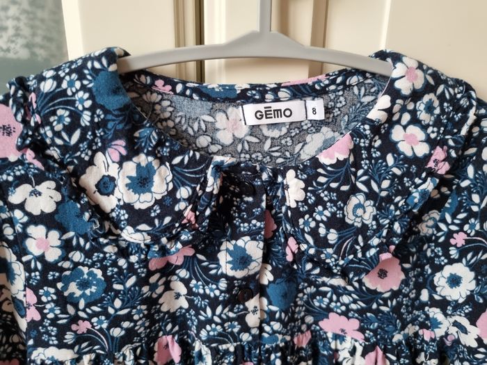 Robe à fleurs manches longues 8ans Gémo - photo numéro 3