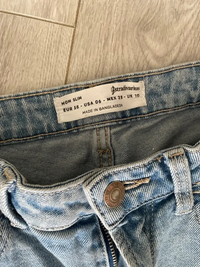 Jean droit femme Stradivarius - photo numéro 2