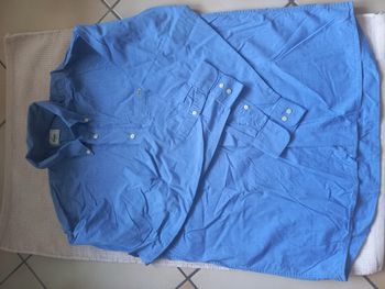 👔 Chemise Lacoste bleue – Taille 41 – Très peu portée