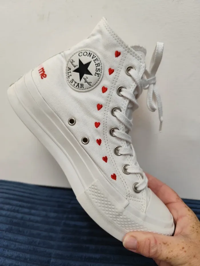 Converse plateforme made with love - photo numéro 3
