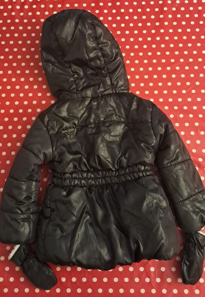 Manteau Noir Taille 9 Mois - photo numéro 2